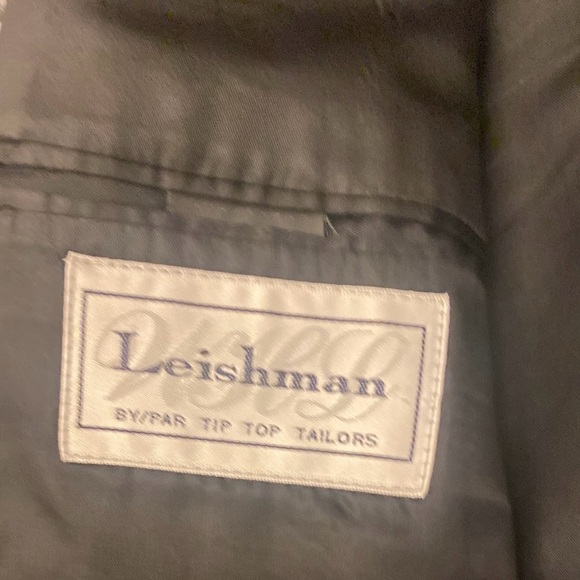 Gray Textured Sport Coat with Classic Weave - Picture 8 of 13